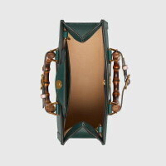 Gucci Diana Tote Bag Green Leather - Picture 5 of 5